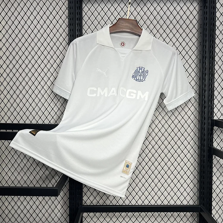24-25 Marseille 125th Anniversary Special Edition Jersey White