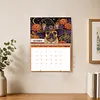 2027 New DIY Diamond Painting Dog Wall Calendar Kit 12-Month Flip Calendar Design Home Decor