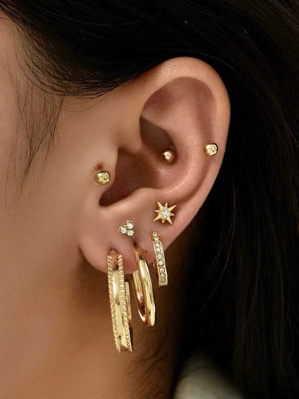 Stylish Beaded Decorated  Earrings