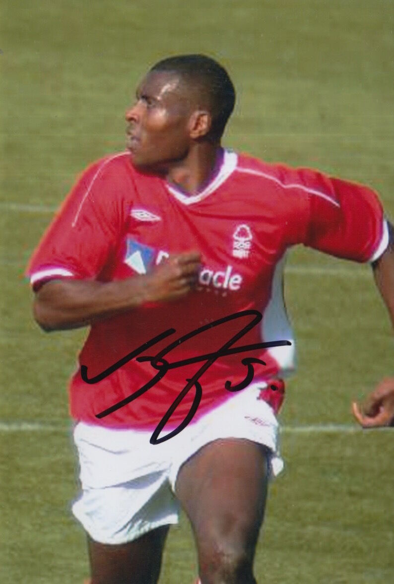 NOTTINGHAM FOREST HAND SIGNED WES MORGAN 6X4 Photo Poster painting 1.