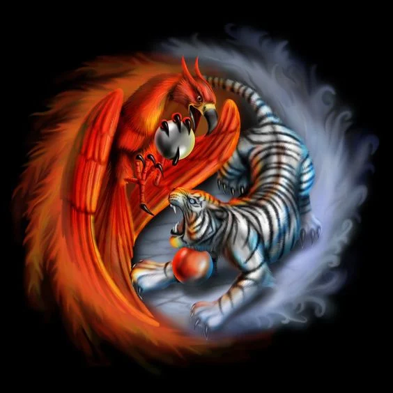 Diamond Painting - Full Round/Square Drill - Tai Chi Animals(30*30 - 50*50cm)