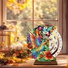 DIY Special Shape Hummingbird Diamond Painting Spinning Calendar Kit