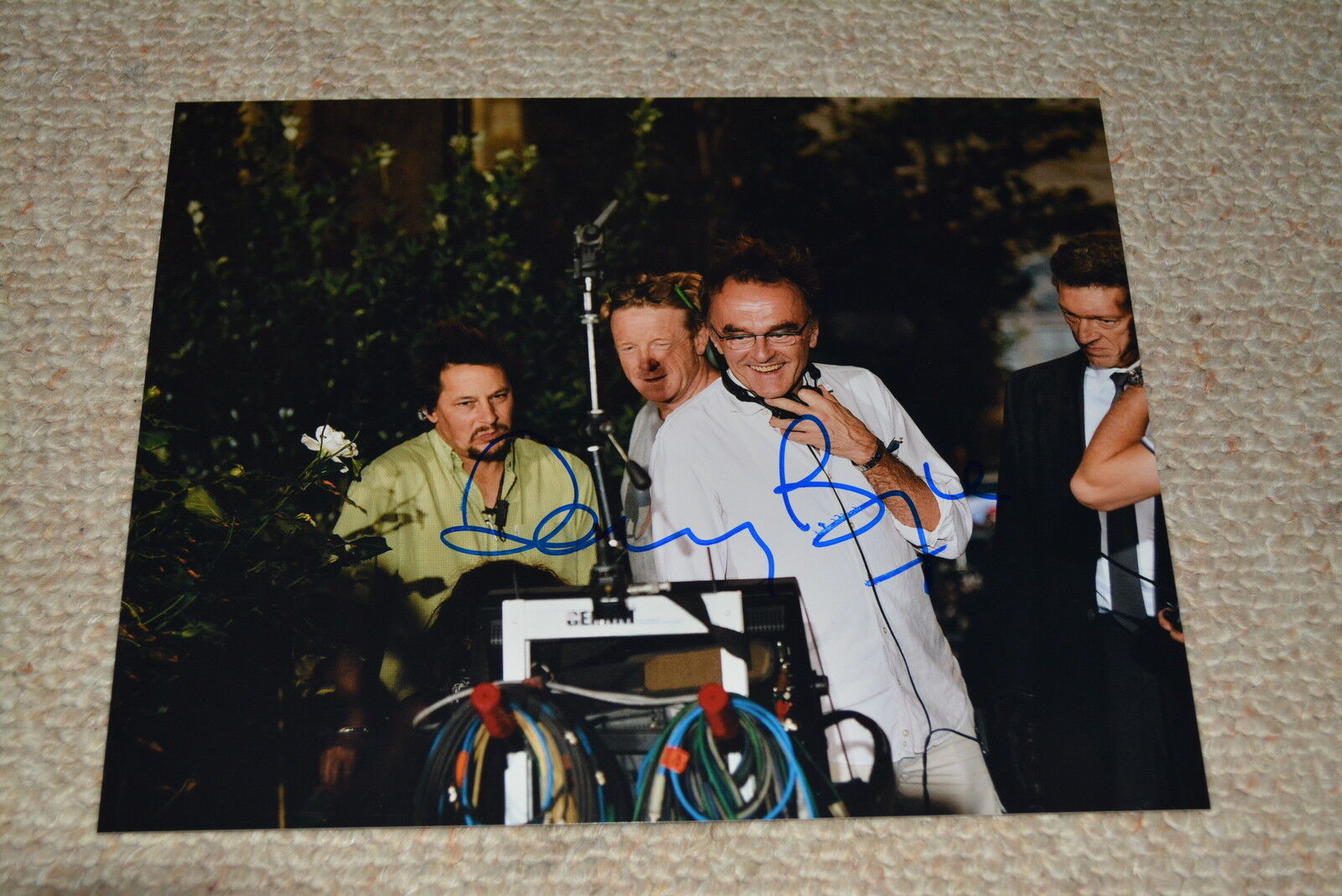 DANNY BOYLE signed autograph 8x10 (20x25 cm) In Person TRAINSPOTTING