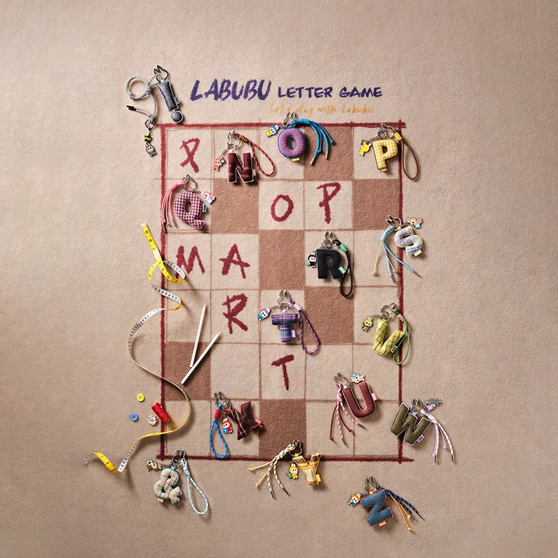 THE MONSTERS Pin for Love Series- Letter Pendant Blind Box (A-M) - A