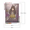 Diamond Painting -DIY Round Drill Cartoon Girl