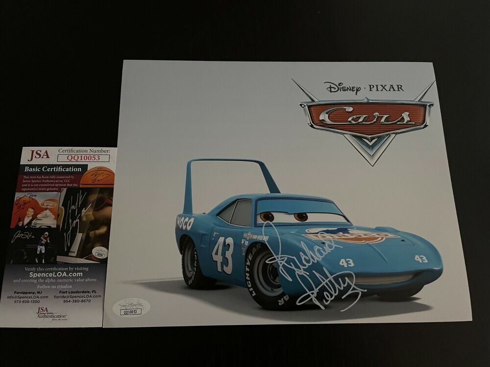 RICHARD PETTY SIGNED 8X10 Photo Poster painting  AUTOGRAPHED CARS