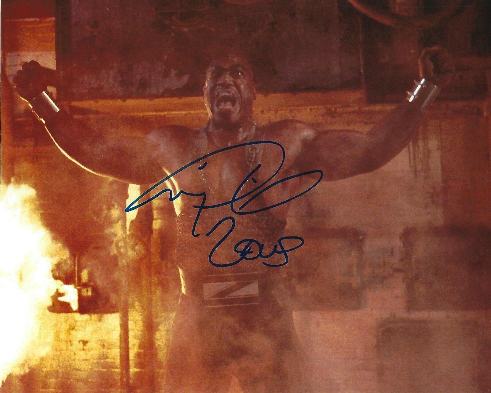 Tiny Lister Zeus Signed 8x10 Photo Poster painting WWE No Holds Barred Movie Picture Autograph 2