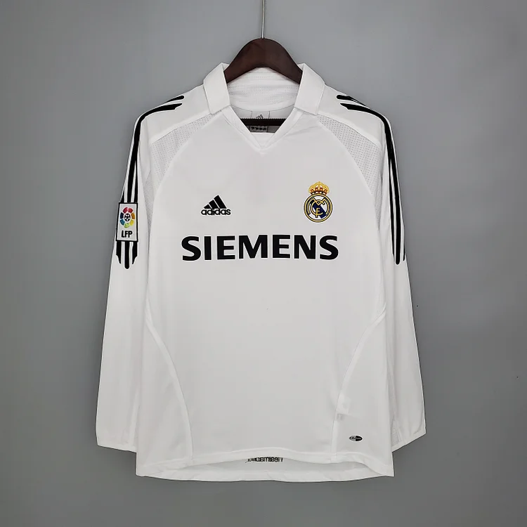 2005/2006 Retro Real Madrid home long sleeves