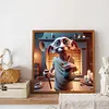 Dobby-Peinture diamant ronde compl&egrave;te-40*40cm