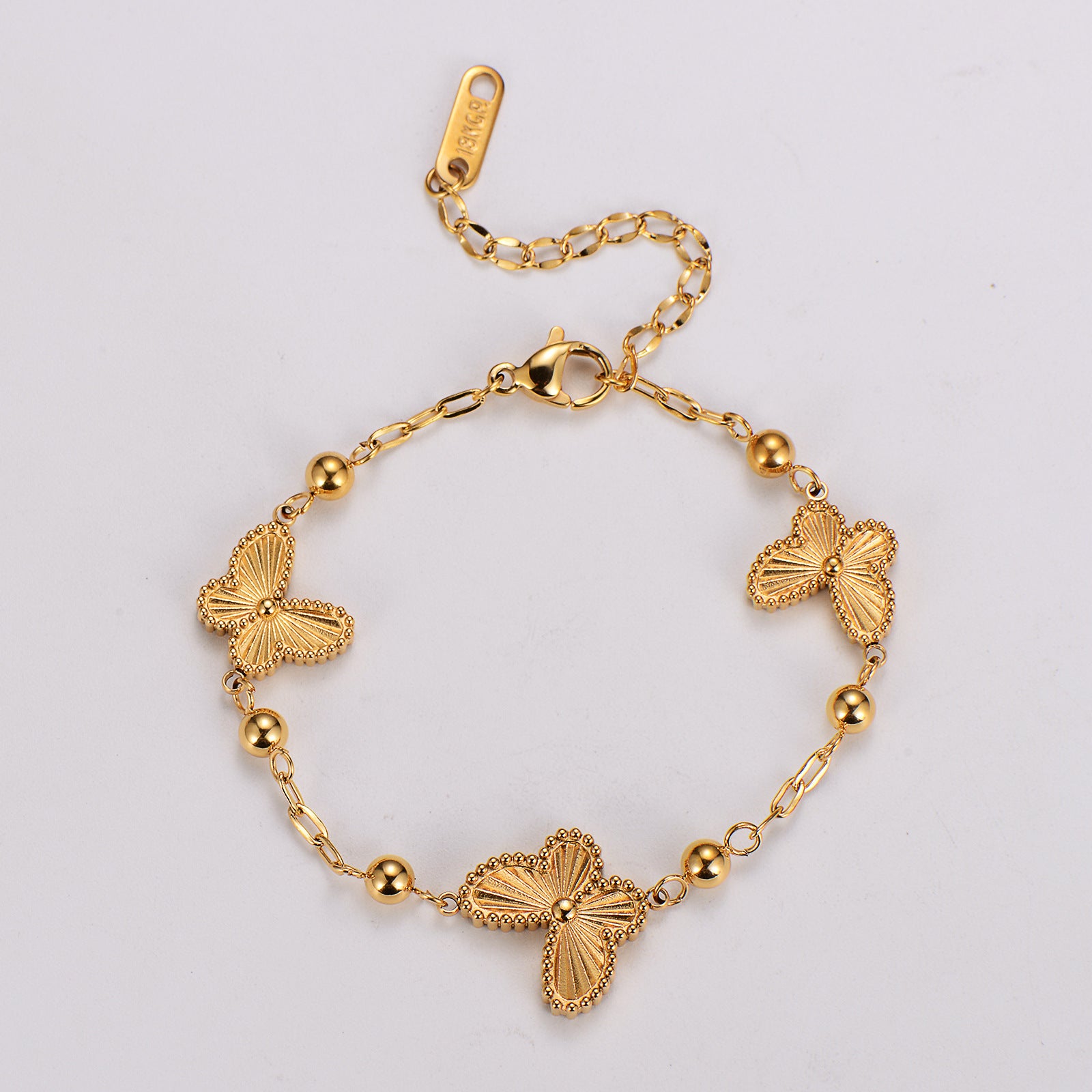 Aml Stainless Steel Three-Dimensional Butterfly Bracelet For Women Versatile Beautiful Fashionable Exquisite Jewelry Gift Bracelet For Girlfriend
