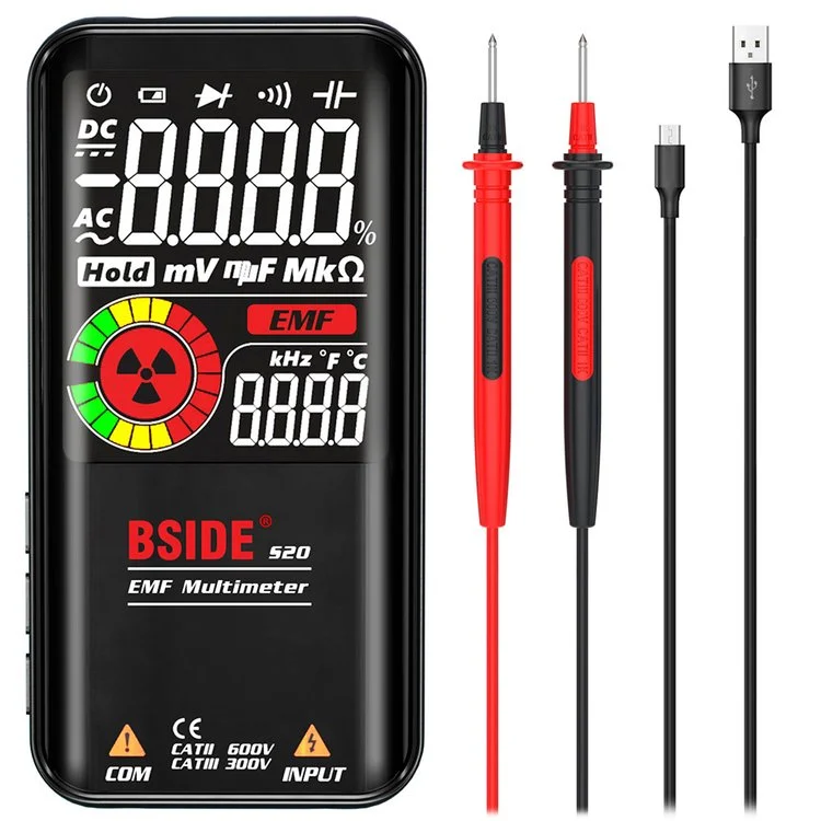 BSIDE S20 Voltage NCV Hz EMF Digital Multimeter Ohm Frequency Diode Tester