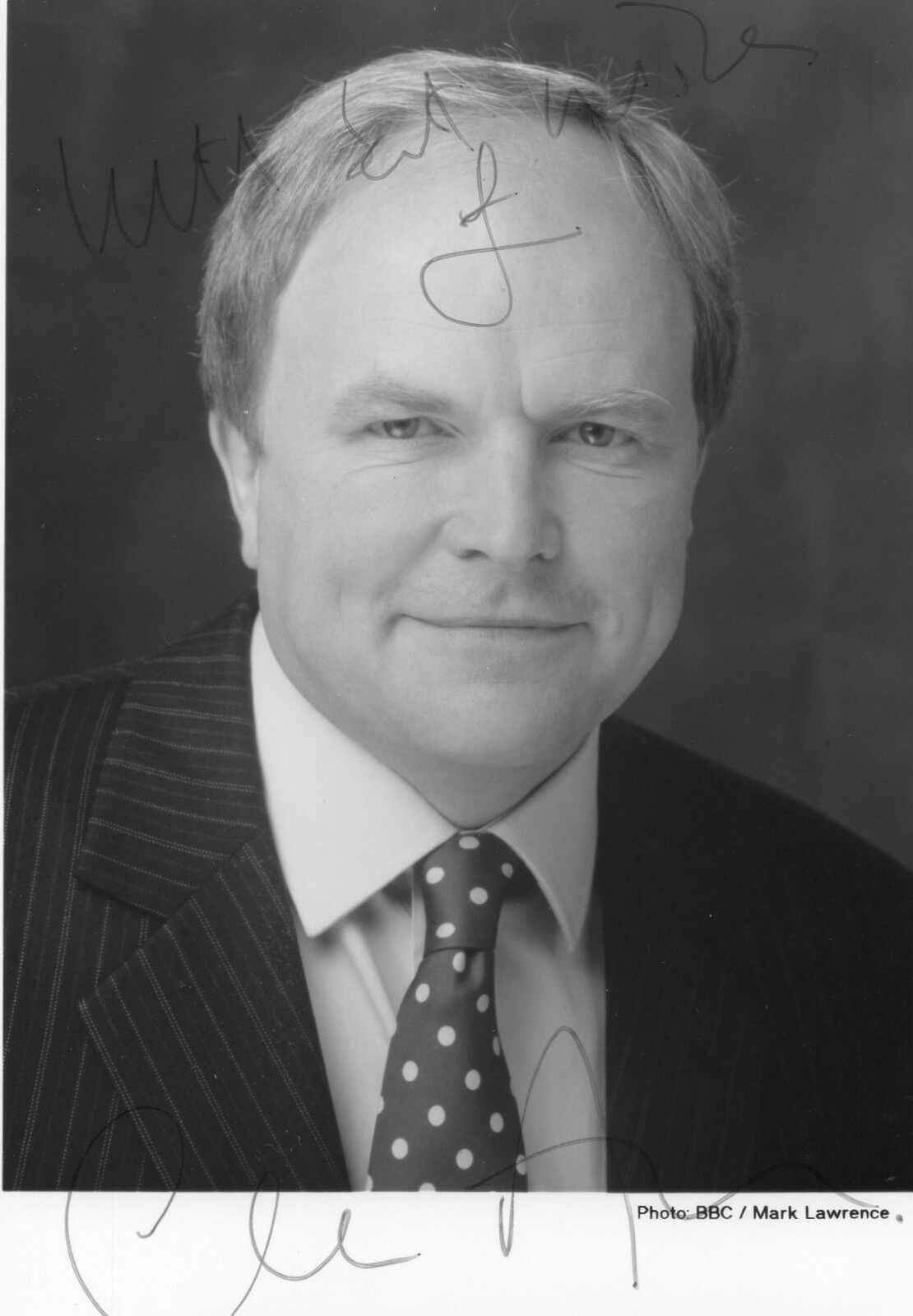 CLIVE ANDERSON AUTOGRAPHED Photo Poster painting TV PRESENTER