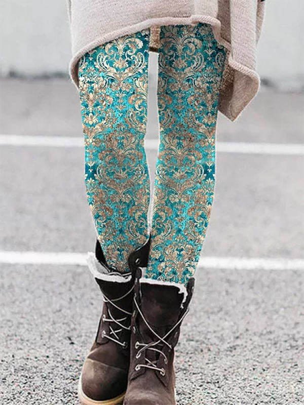 Ethnic Casual Long Leggings