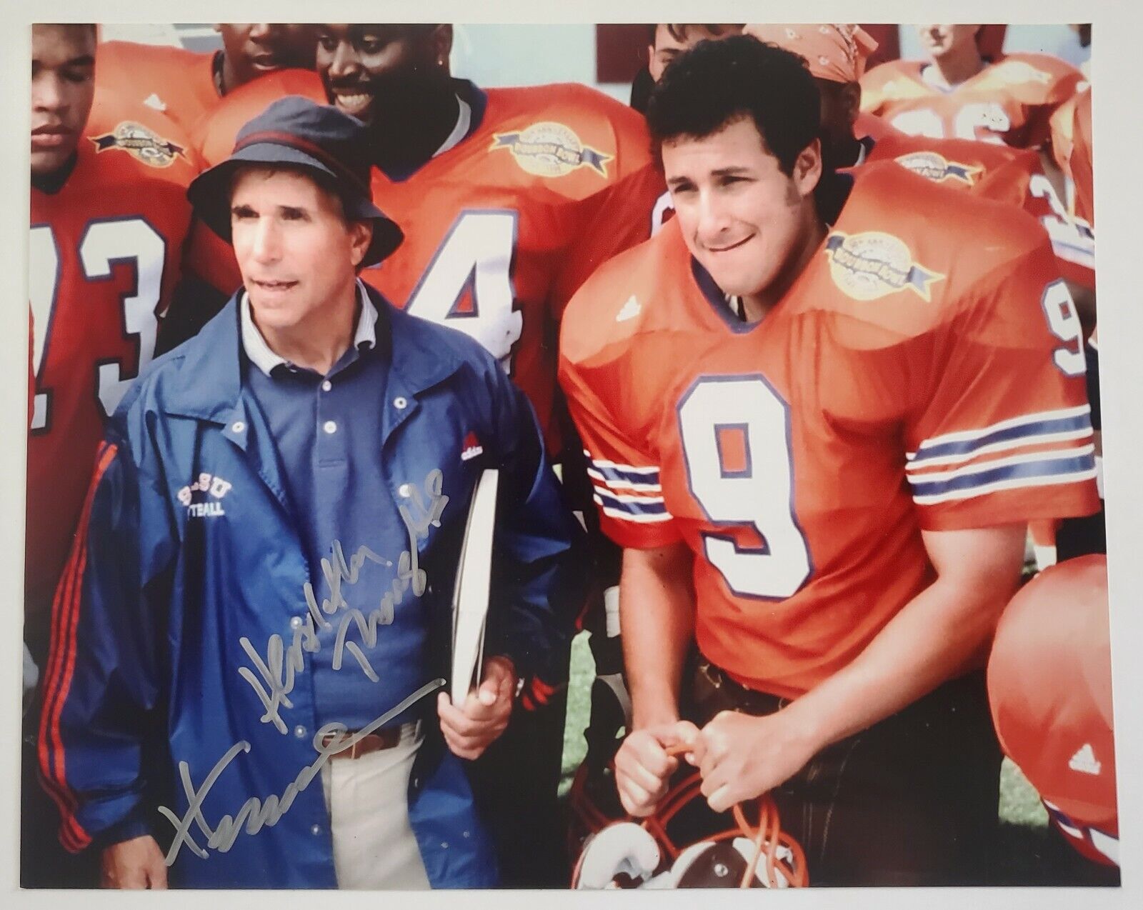 Henry Winkler Signed Coach Klein The Waterboy 8x10 Photo Poster painting Happy Days Actor RAD