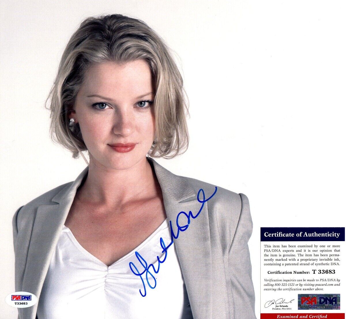 Gretchen Mol Signed Boardwalk Empire Actress 8x10 inch Photo Poster painting - PSA/DNA COA