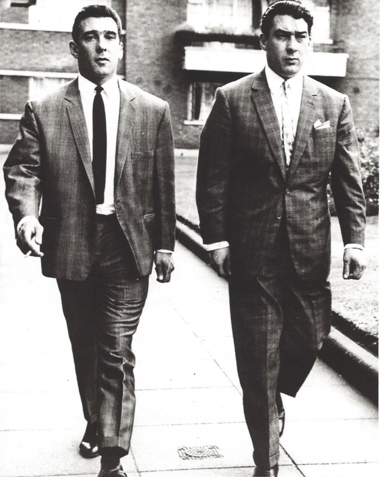 THE KRAY TWINS 8X10 Photo Poster painting MAFIA ORGANIZED CRIME MOBSTER MOB PICTURE