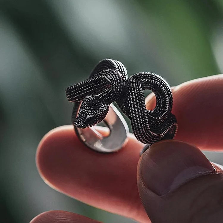 Coutureaura Unleash Your Fierce Side Twisted Viper Ring