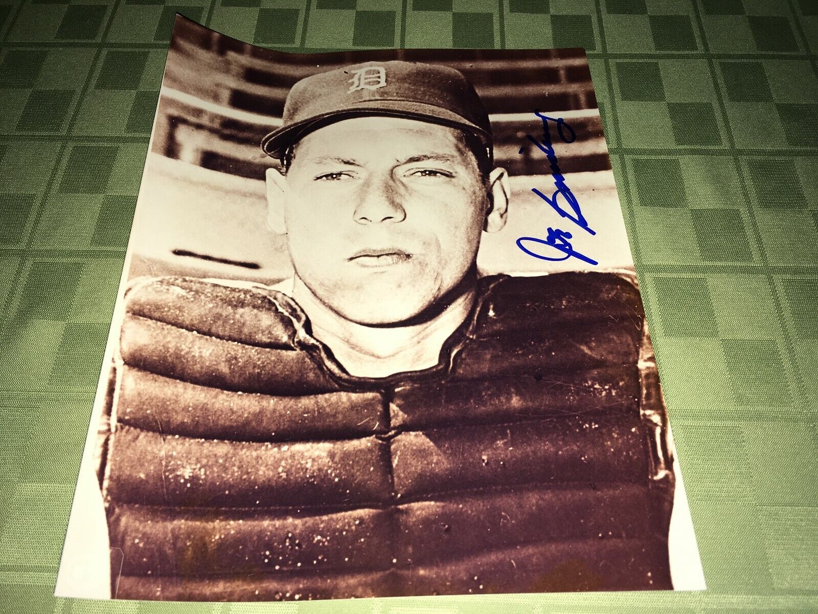 Joe Ginsberg Detroit Tigers Signed 8 x 10