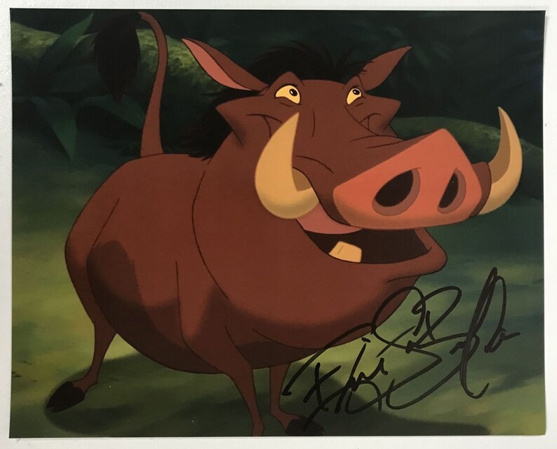 Ernie Sabella Signed Autographed The Lion King