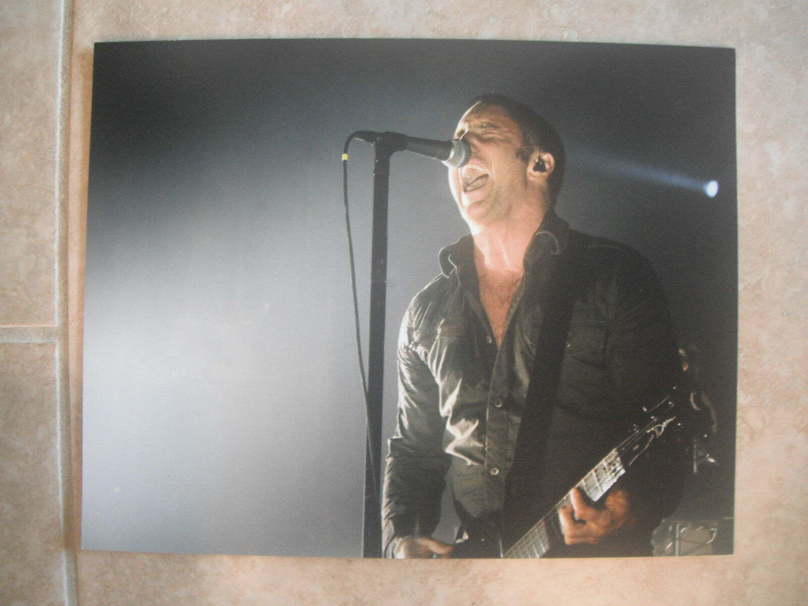 Trent Reznor Live Color 11x14 Promo Photo Poster painting Nine Inch Nails #2