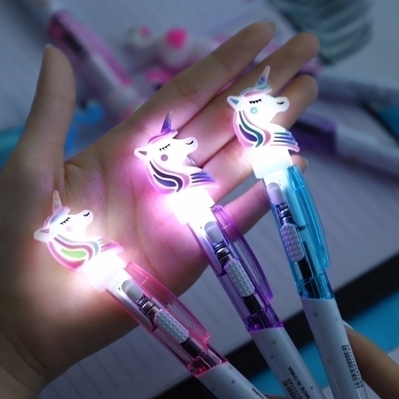 Creative Cartoon Cute 0.5mm Luminescent Ballpoint Pen 1pcs