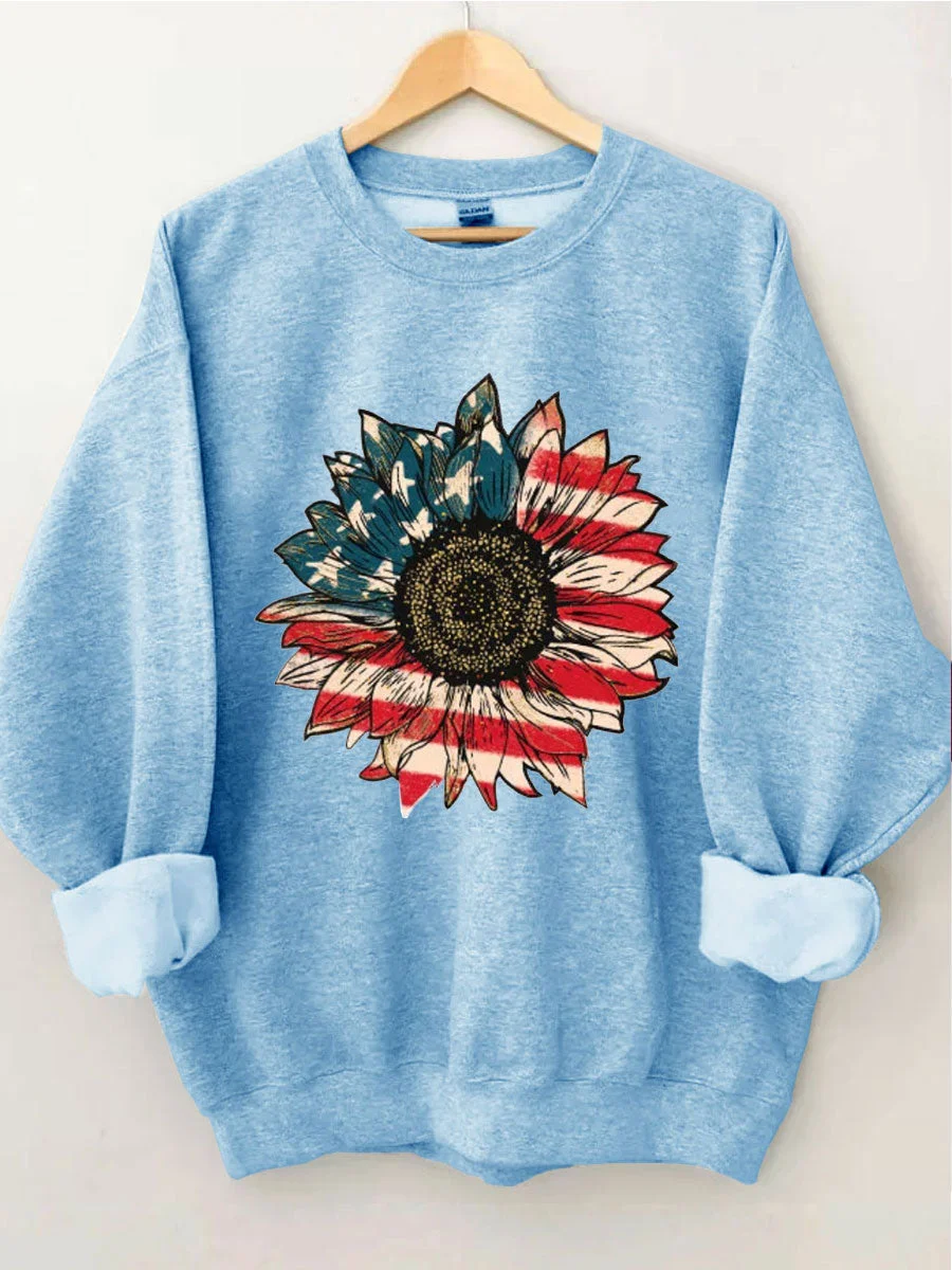 America Sunflower Sweatshirt