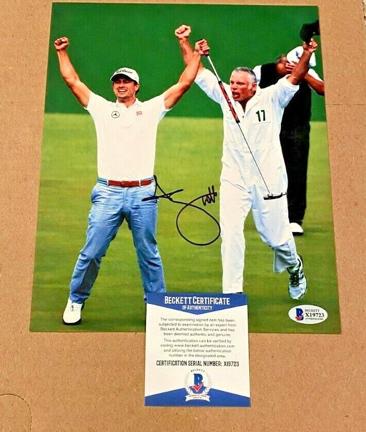 ADAM SCOTT SIGNED 2013 MASTERS 8X10 Photo Poster painting BECKETT CERTIFIED BAS PGA