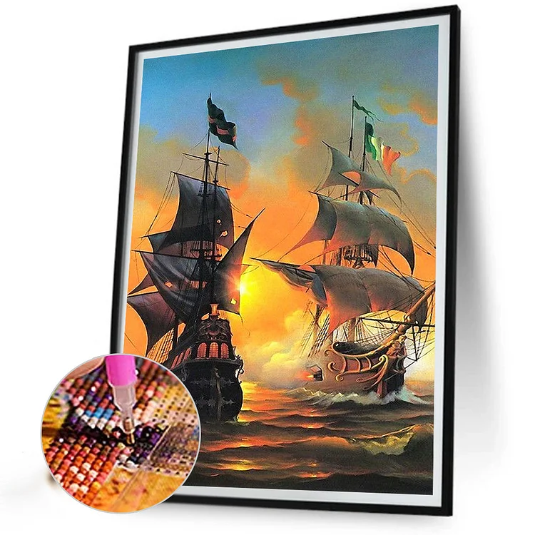 Sea Sailing - Full Square - Diamond Painting (30*40cm)