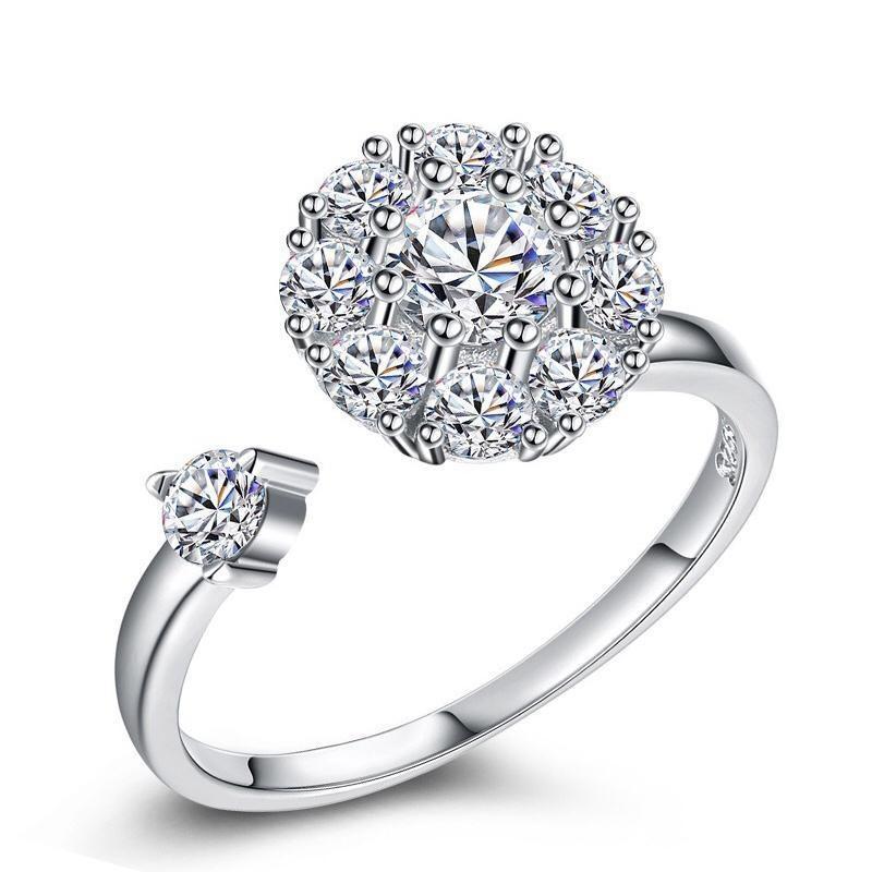 "sterling silver spinner rings"