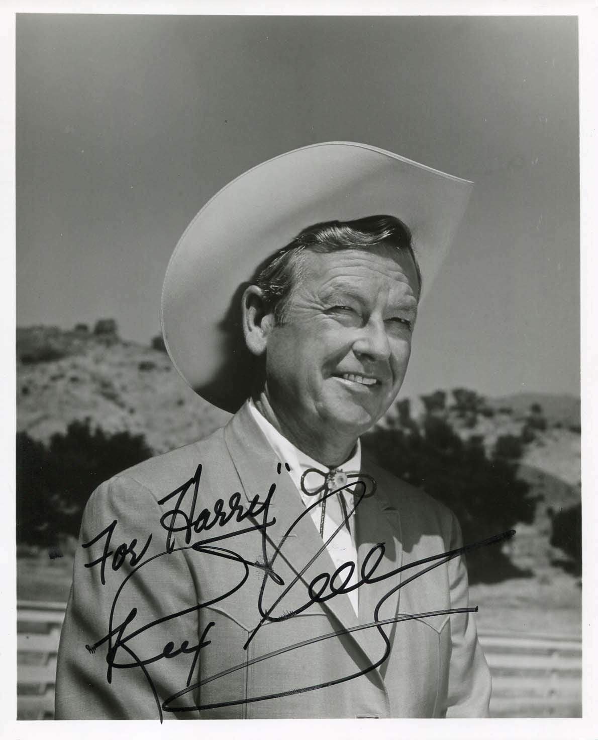 WESTERN ACTOR Rex Allen autograph, signed Photo Poster painting