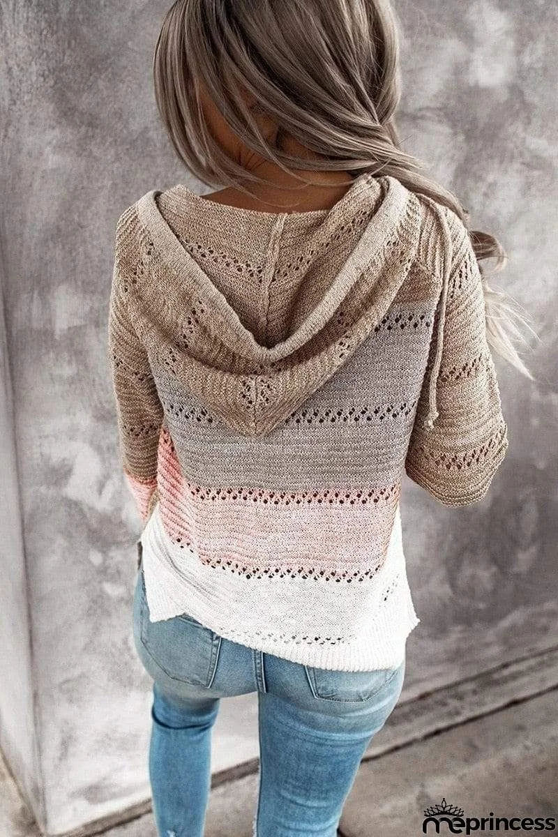 Boho Patchwork Pullover Sweater