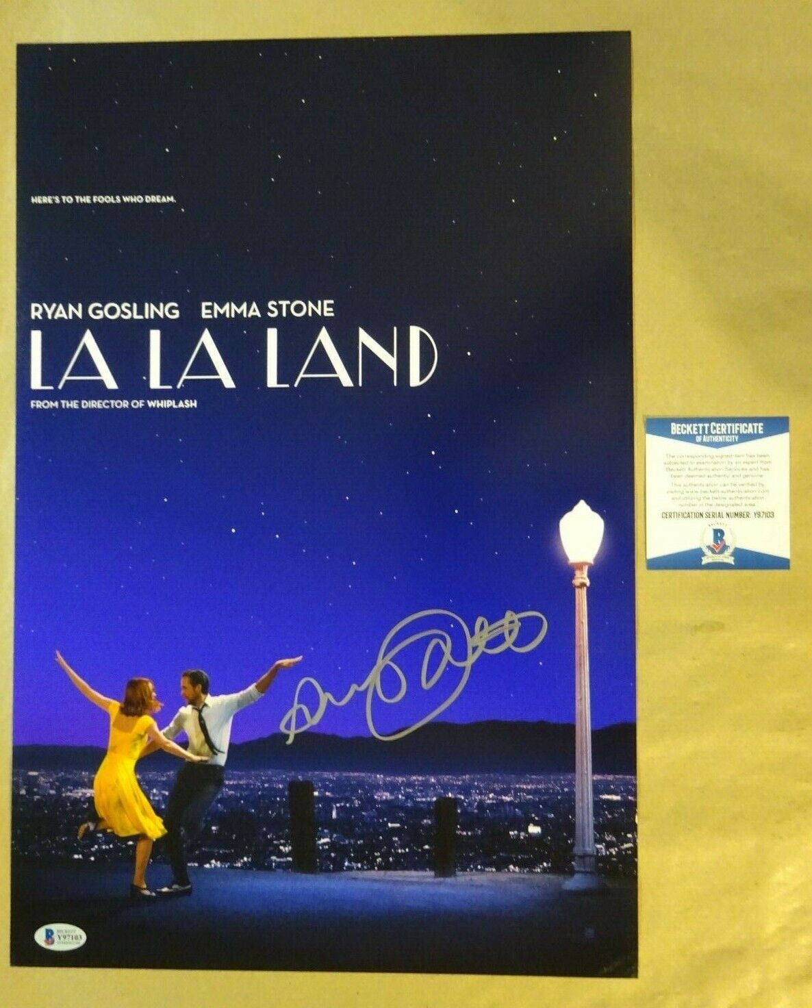 Signed ROSEMARIE DEWITT Autographed LA LA LAND 12x18