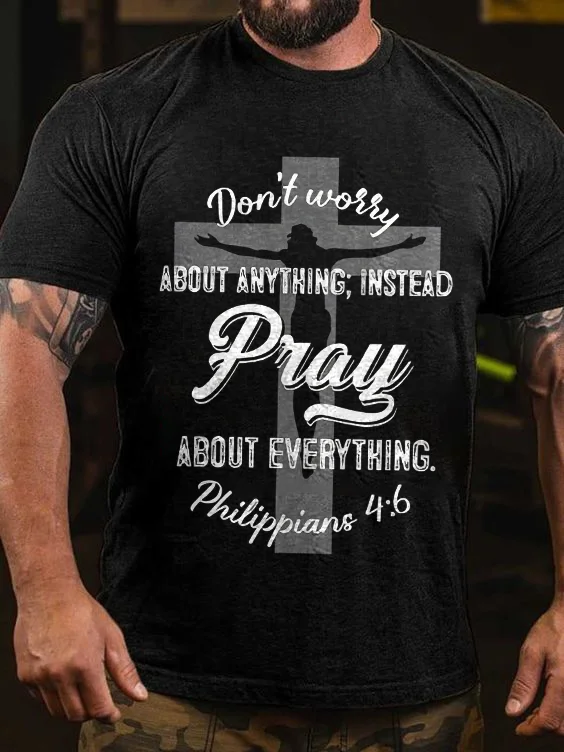 Don't Worry About Anything Printed Men's T-shirt