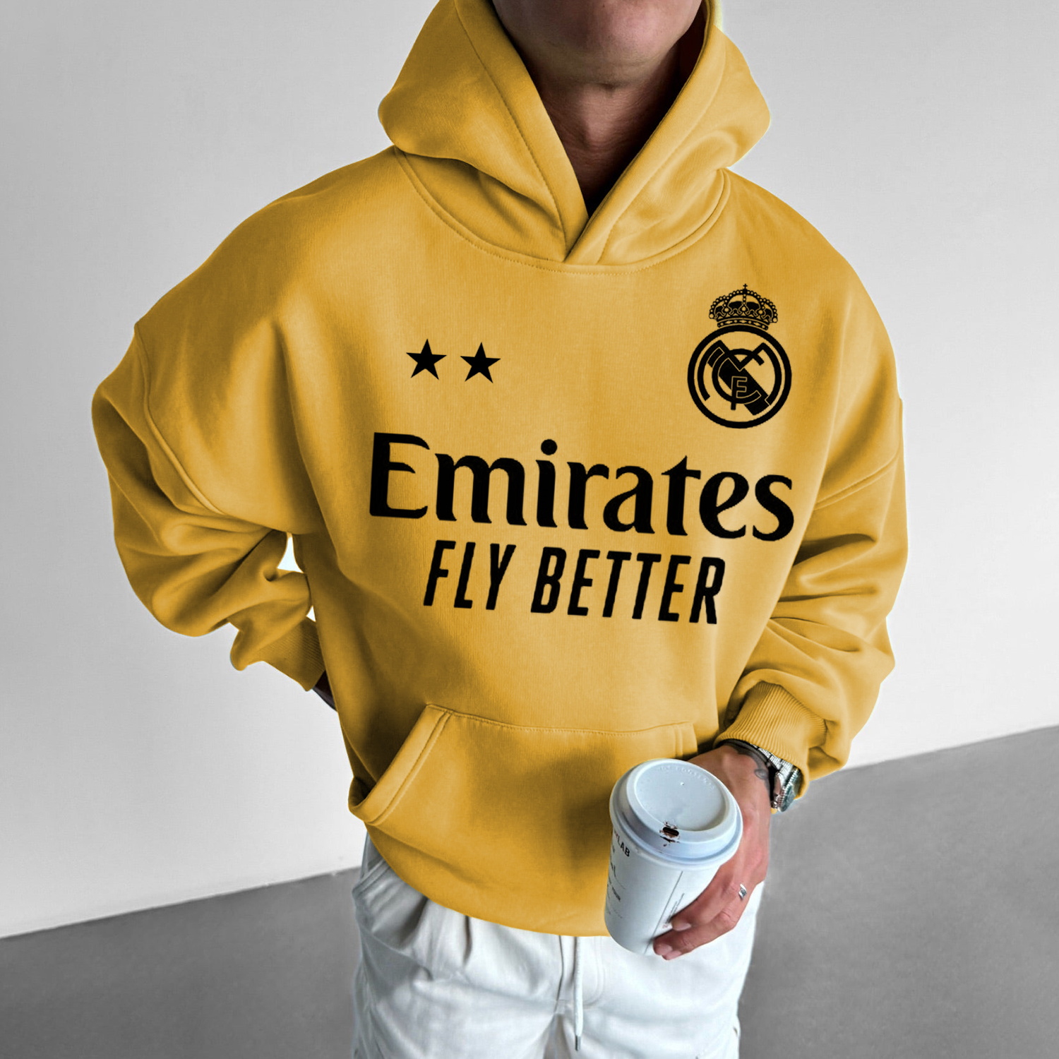 Football Print Commemorative Oversized Hoodie / TECHWEAR CLUB / Techwear