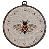 15x15cm Bead DIY Cross Stitch Kits Embroidery Needlepoint Starter Kits with Embroidery Hoop Cross Stitch Art and Crafts Kits for Beginners Adults Home Decor
