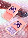(US Local)4Pcs Butterfly Diamond Painting Tray 5D DIY Drills Plate with Sppon & Brush