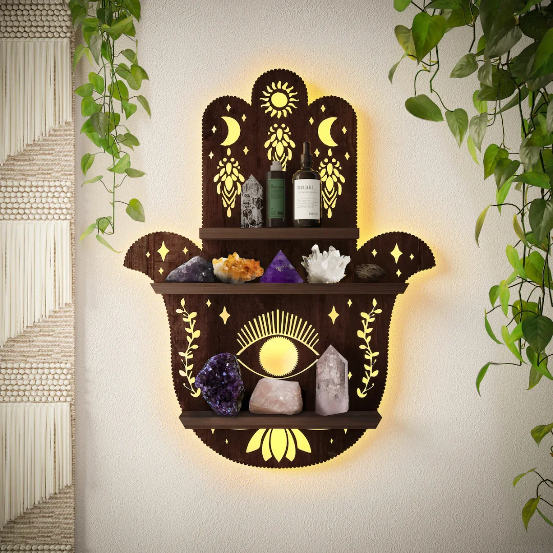 Enchanted Hamsa Shelf