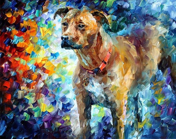 

Leonid Dog – Paint By Numbers - 40*50CM, 501 Original