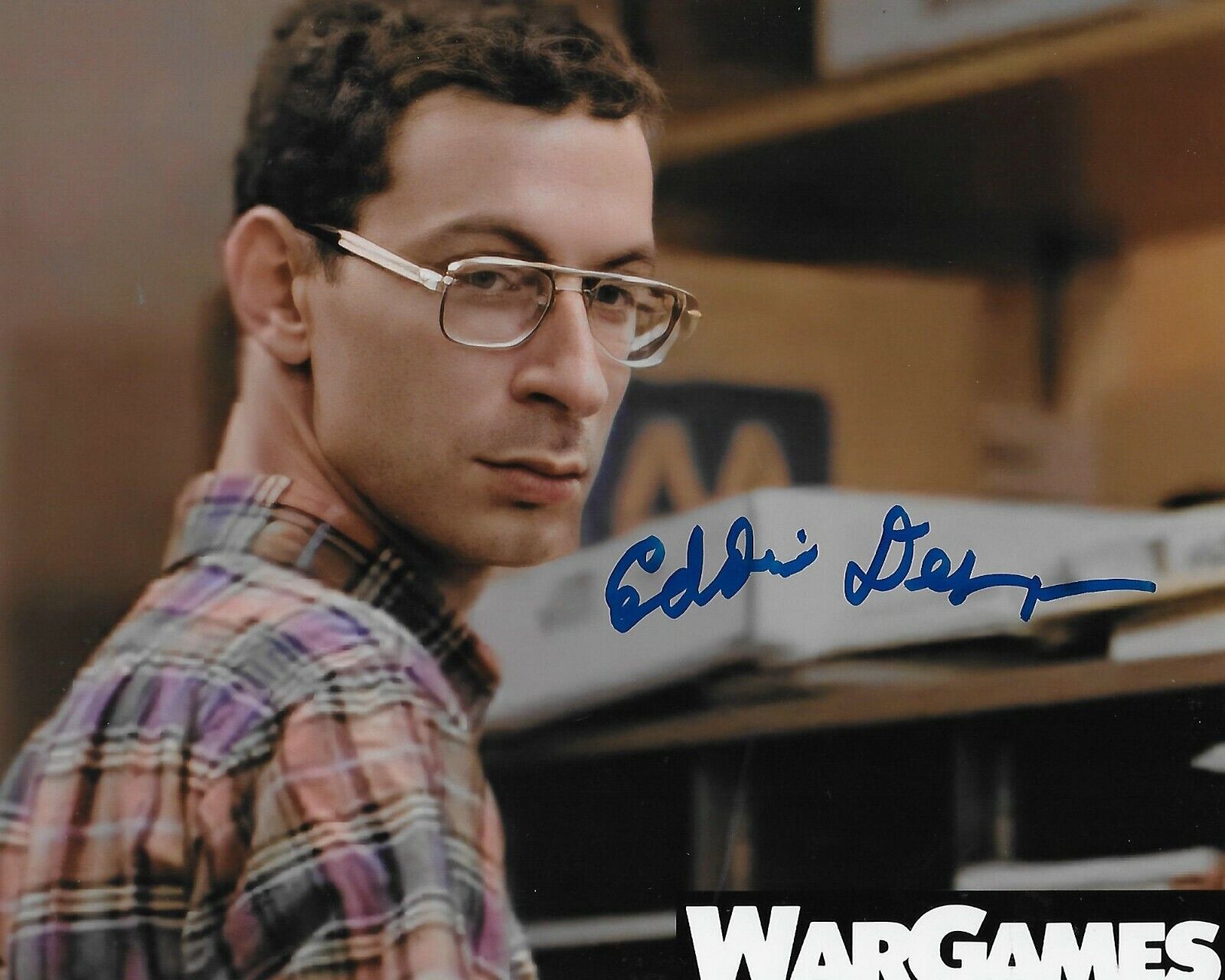 Eddie Deezen War Games Original Autographed 8X10 Photo Poster painting signed @HollywoodShow