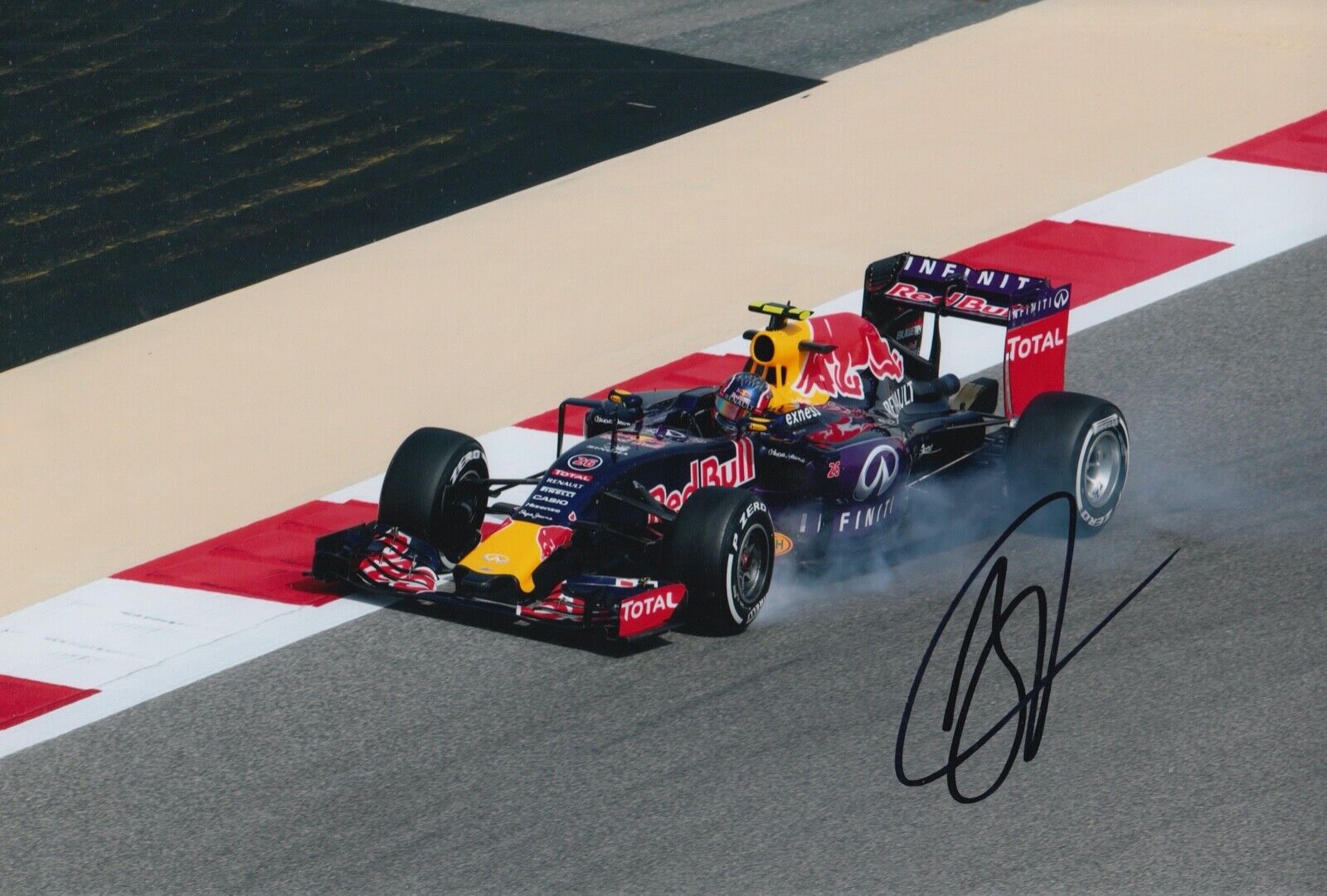 Daniil Kvyat Hand Signed 12x8 Photo Poster painting F1 Autograph Red Bull Racing 14