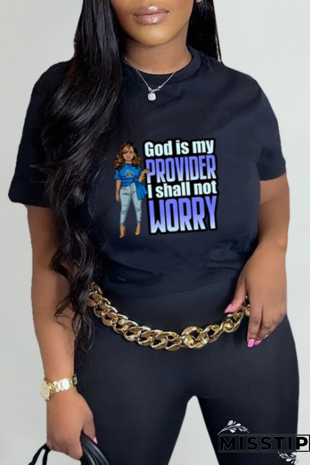 White Casual Print Basic O Neck T-Shirts