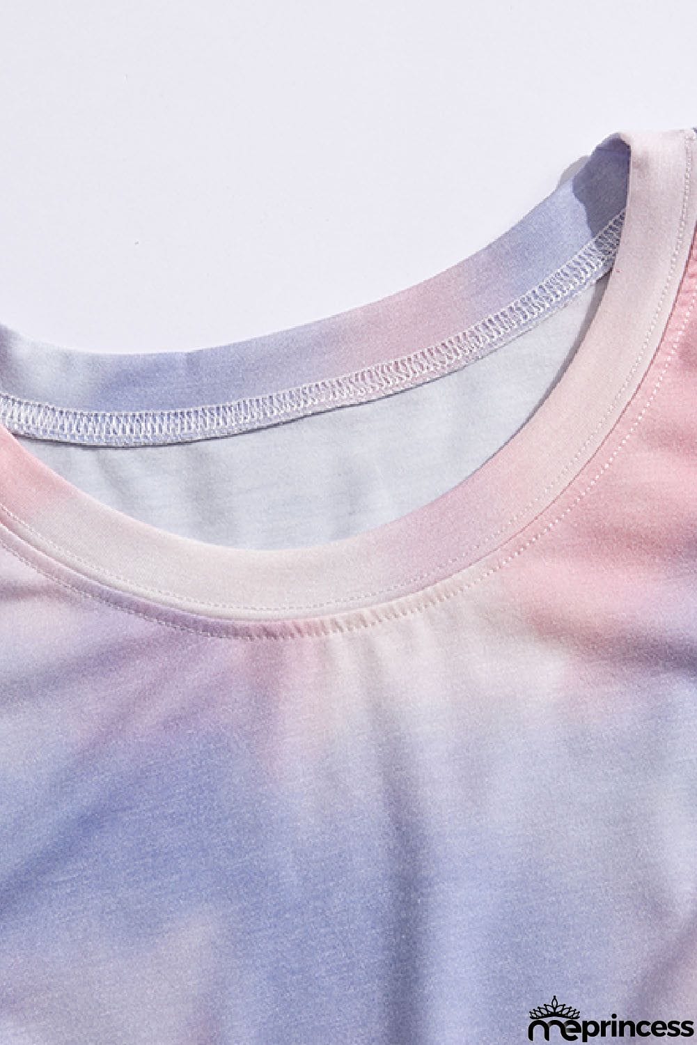 Pink Purple Tie Dye Short Lounge Set