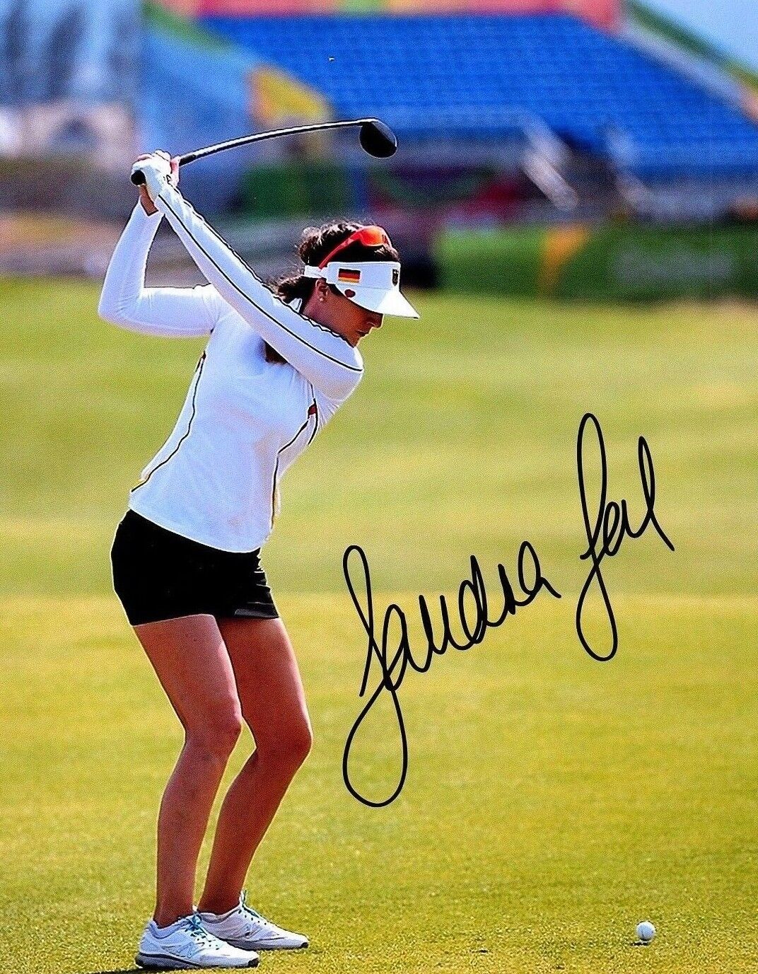 Sandra Gal LPGA star hand signed autographed 8x10 golf Photo Poster painting Germany c