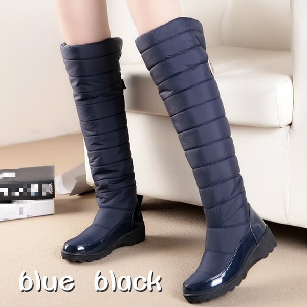 2016 New Arrive Keep Warm Snow Boots Fashion Thick Fur Platform Knee High Winter Boots for Women Shoes - Life is Beautiful for You - SheChoic