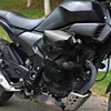 Motorcycle Bumper Bag Waterproof 8L Frame Crash Bars Bag Riding Tools (Black)