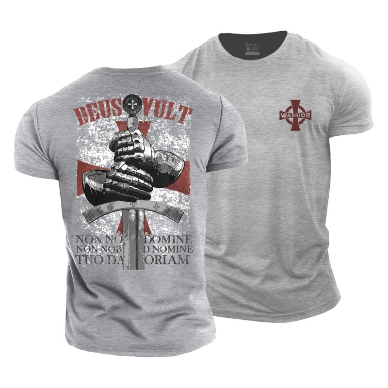 Cotton Crusader Warrior Workout T-shirts tacday