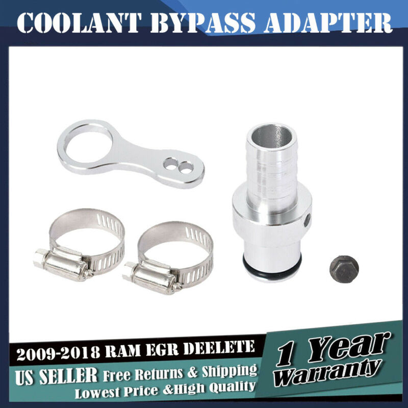 Coolant Bypass Hose Barb Adapter for 20092019 Dodge Ram Leak Prevent Kit
