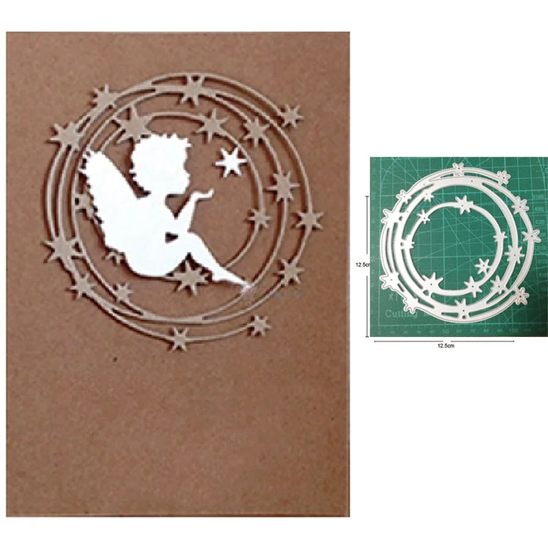 Craft Dies Metal Cutting Dies Cut Die Christmas Elves Angel Scrapbooking Dies Craft Paper Knife Mould Blade Punch Steencils Dies