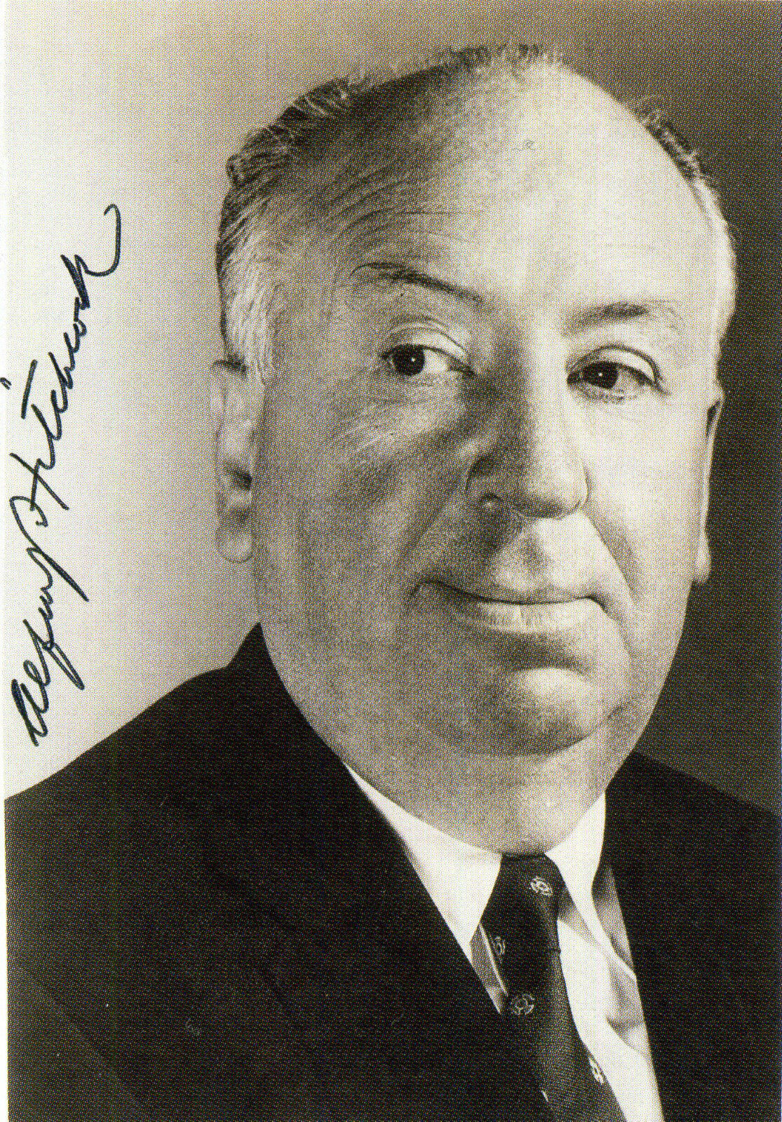 ALFRED HITCHCOCK Signed Photo Poster paintinggraph - Film Director / Maker & Actor - preprint