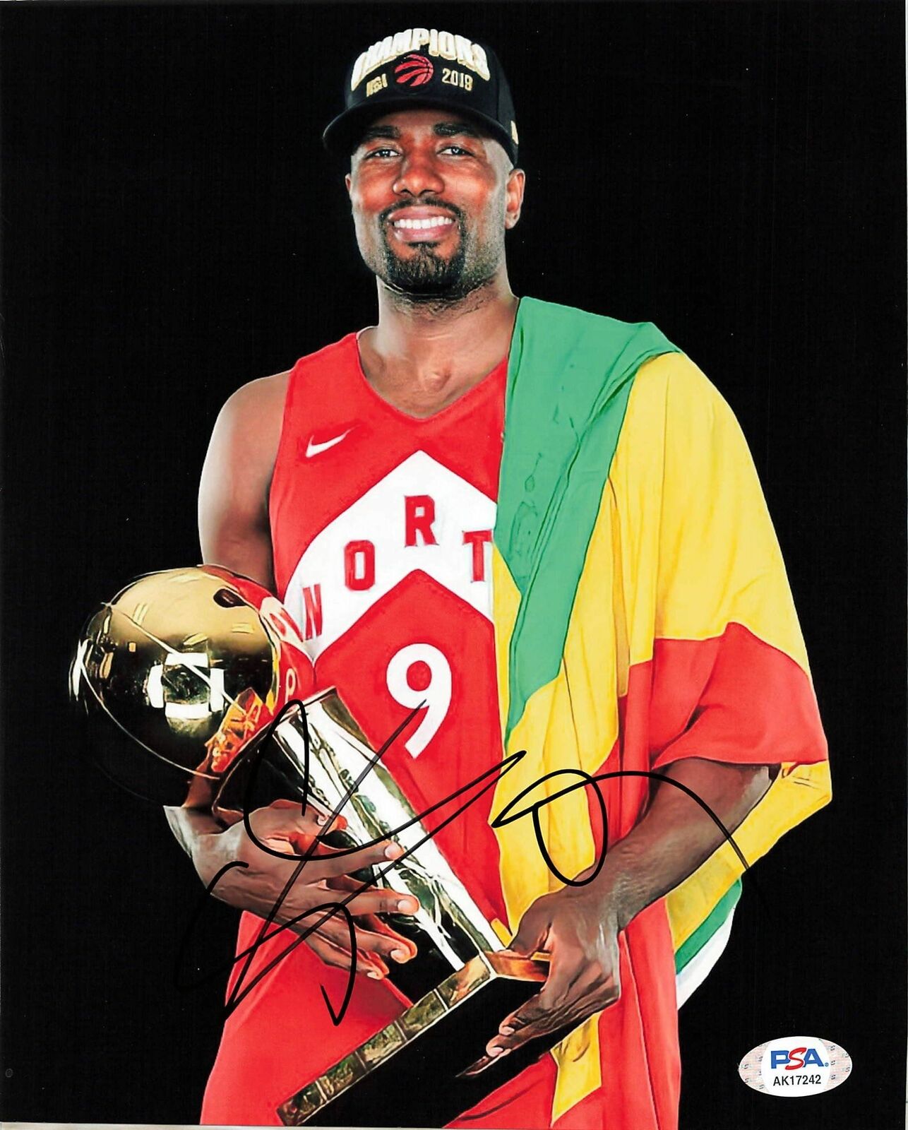 Serge Ibaka signed 8x10 Photo Poster painting PSA/DNA Toronto Raptors Autographed